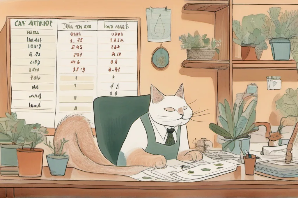 Watercolor business-cat illustration for Choose Milestones for the Next Quarter